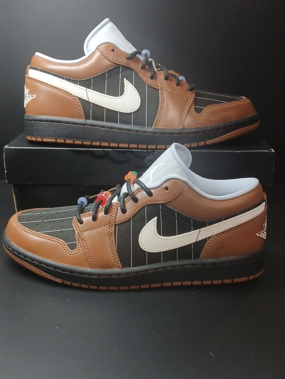 Air Jordan 1 Low "Black Light British Tan" (NIB) Mens Size-8.  100%AUTHENTIC!